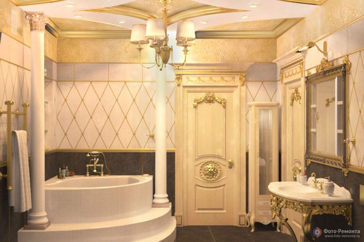 Туалет в стиле Ампир