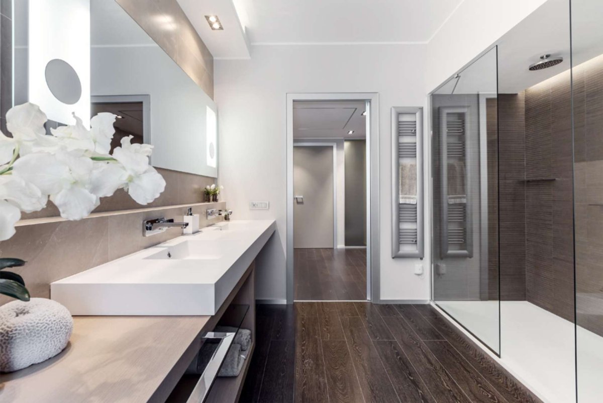 Ванная в стиле Контемпорари