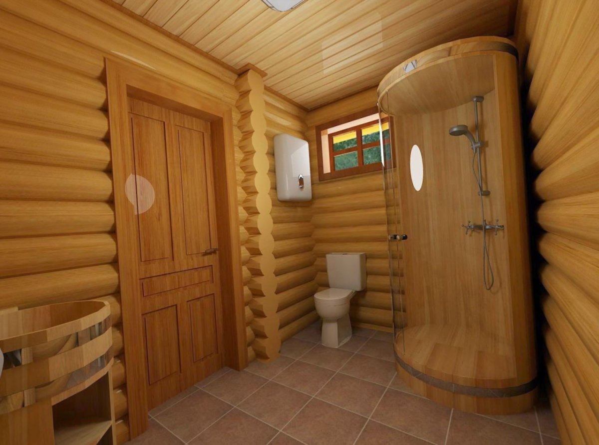 Красивая декорация для бани