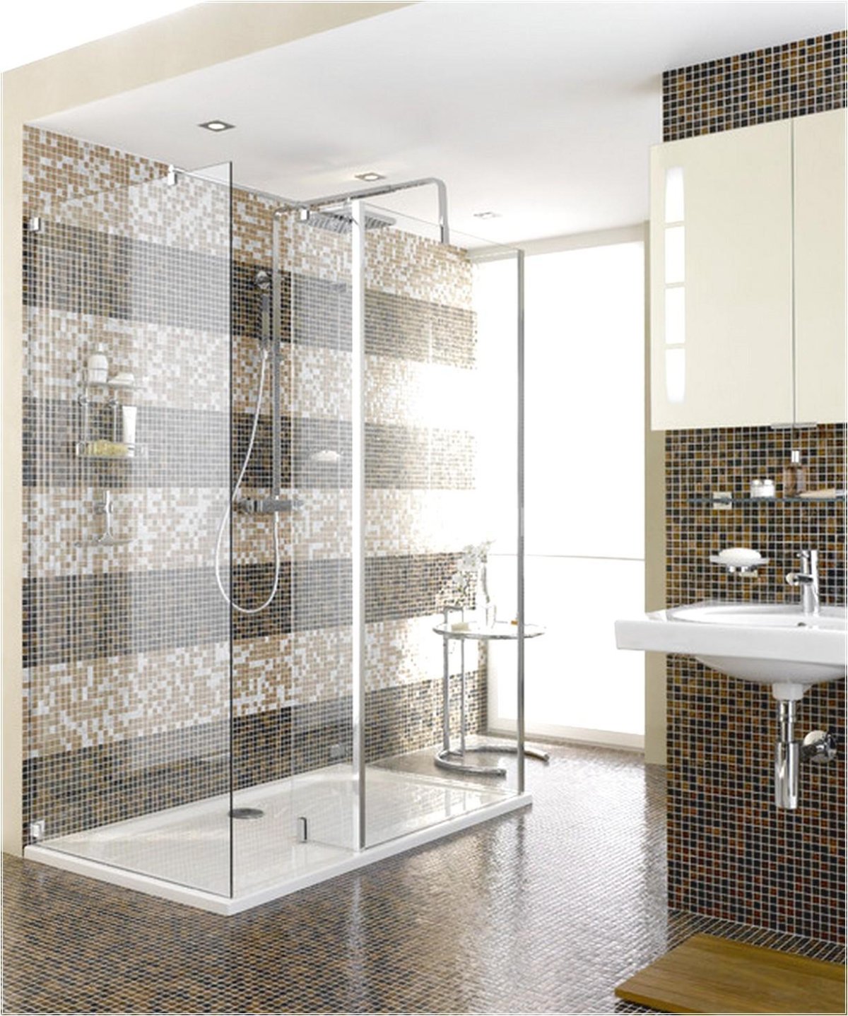 Лушеваквая кабина из плитки