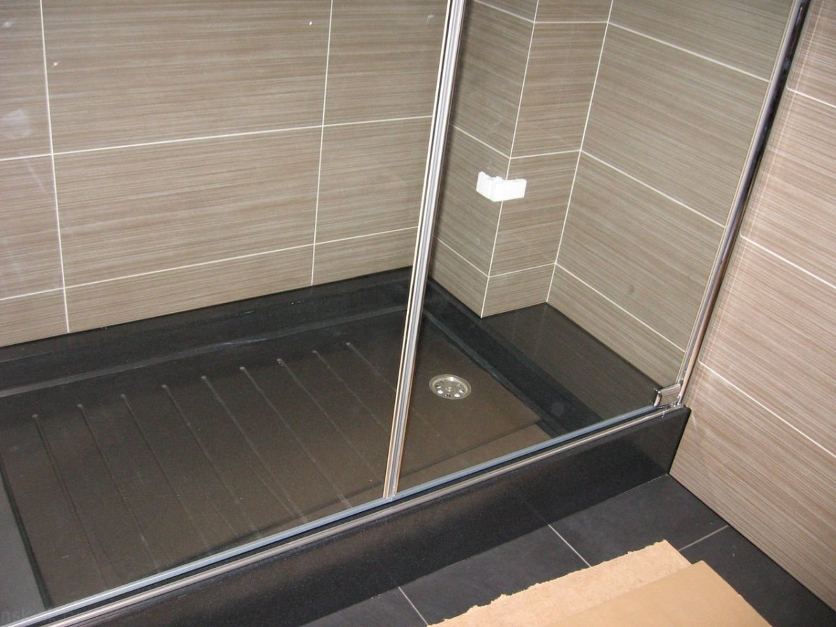 Ванная с душем без кабины