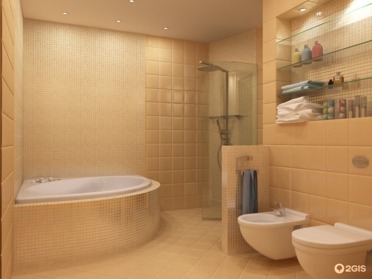 Ванная с чистовой отделкой