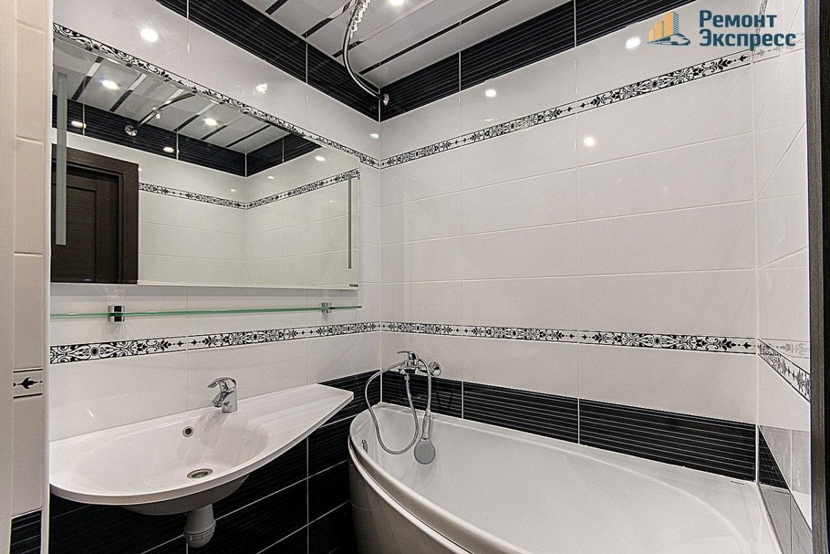 Отделка стен в ванной комнате