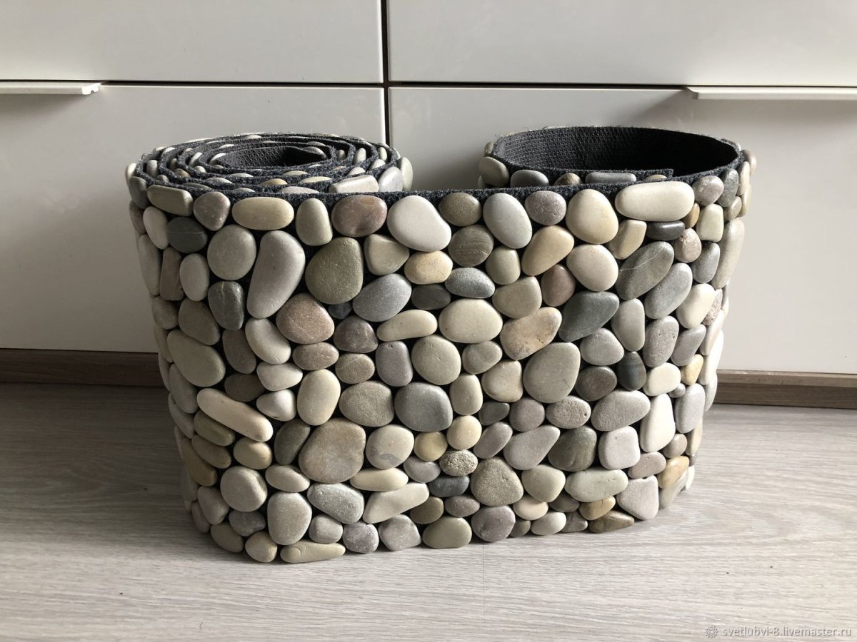 Декор из гальки