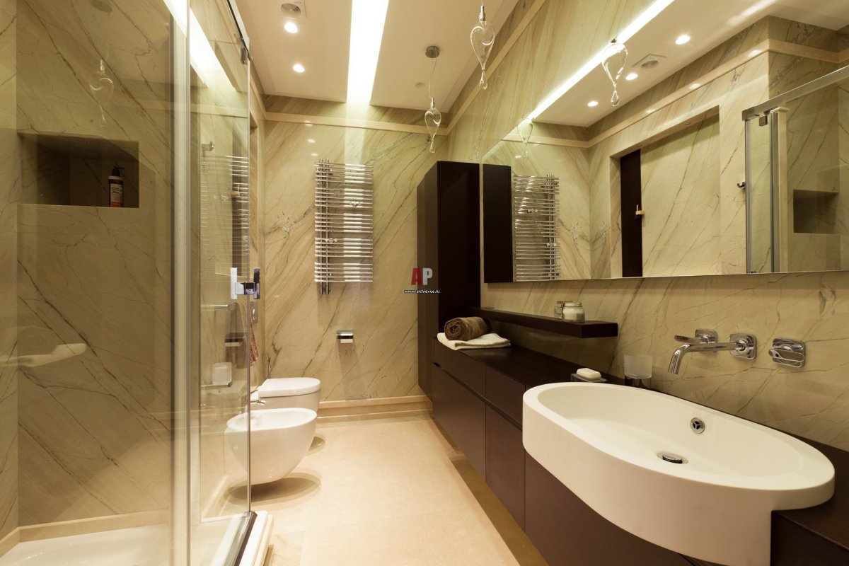 Элитная ванная комната в квартире