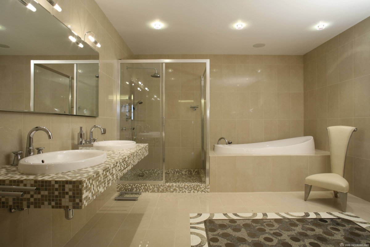 Ванная с евроремонтом