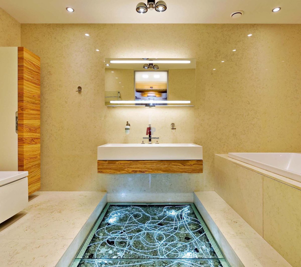 Отделка стен в ванной комнате