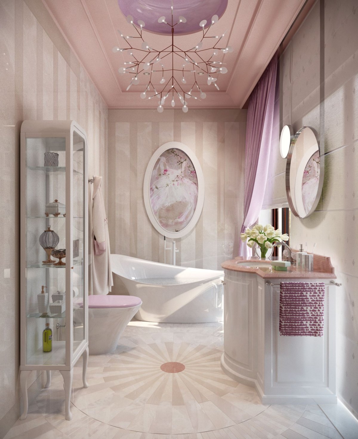 Ванная комната для девочек