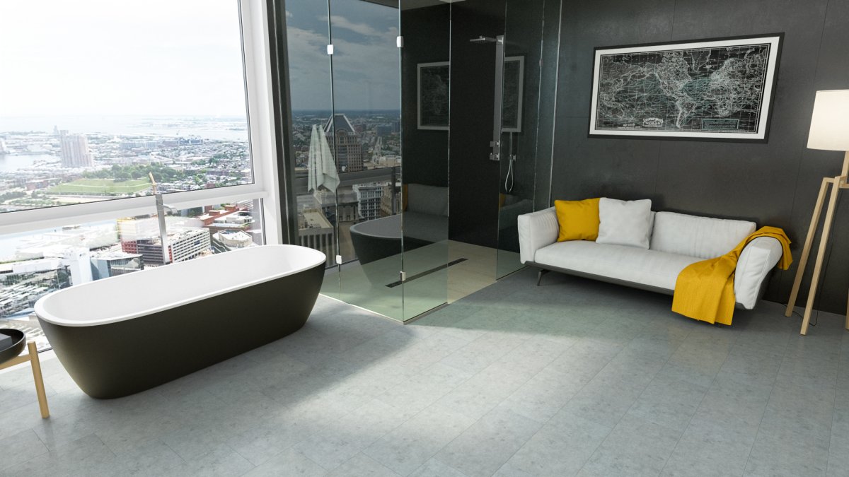 Ванная комната под дерево