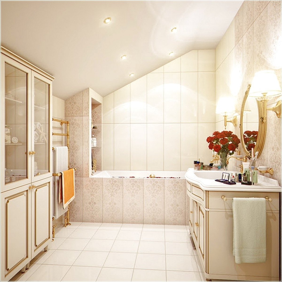 Интерьер ванной комнаты