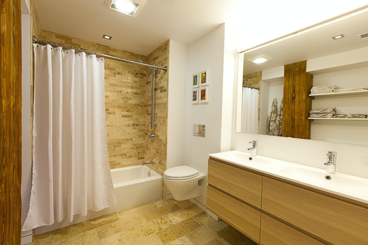 Ванна в Песочном стиле