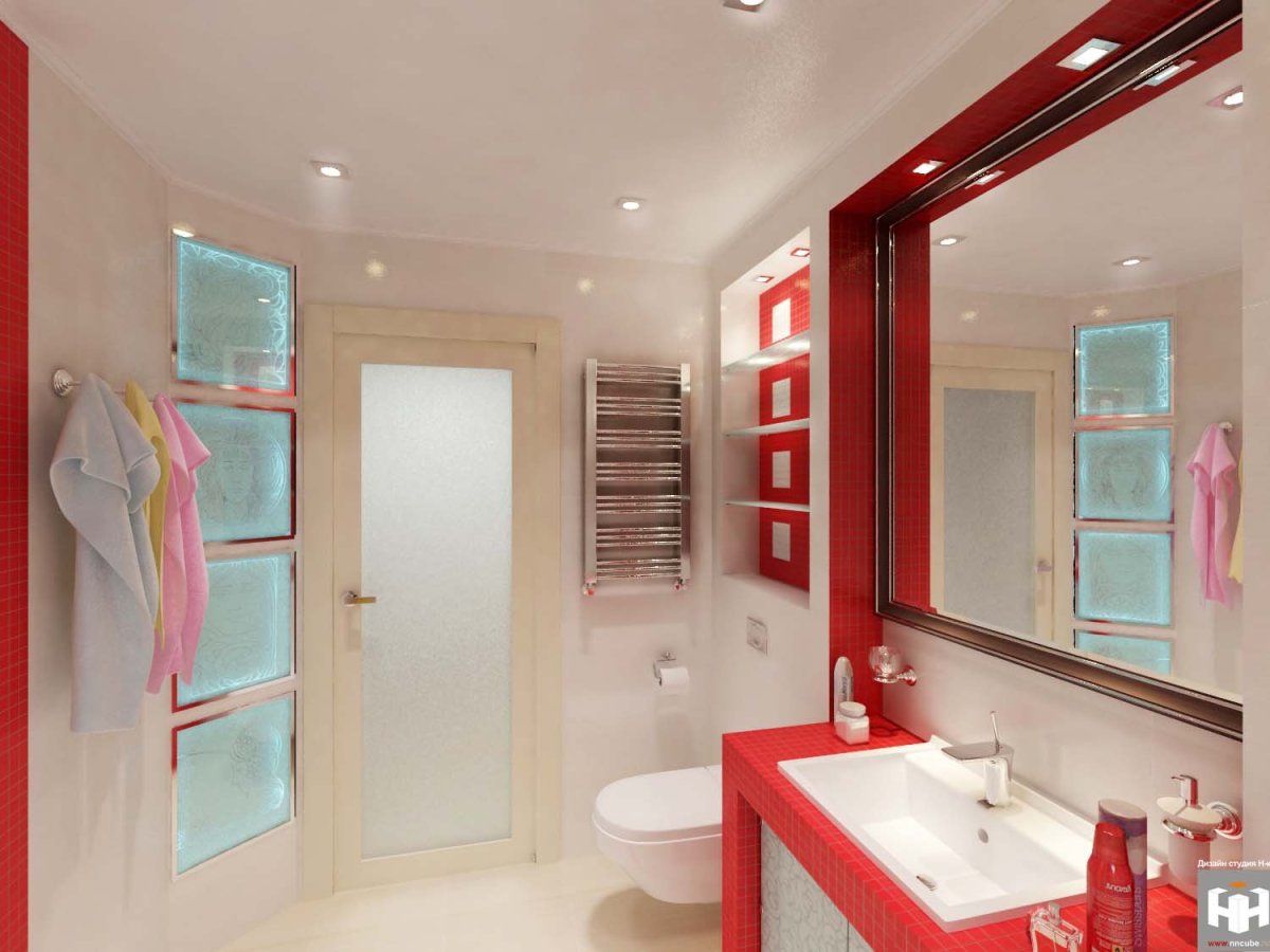 Планировка ванной с душевой 8 метров