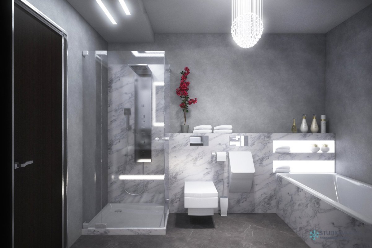 Ванная интерьер маленькая