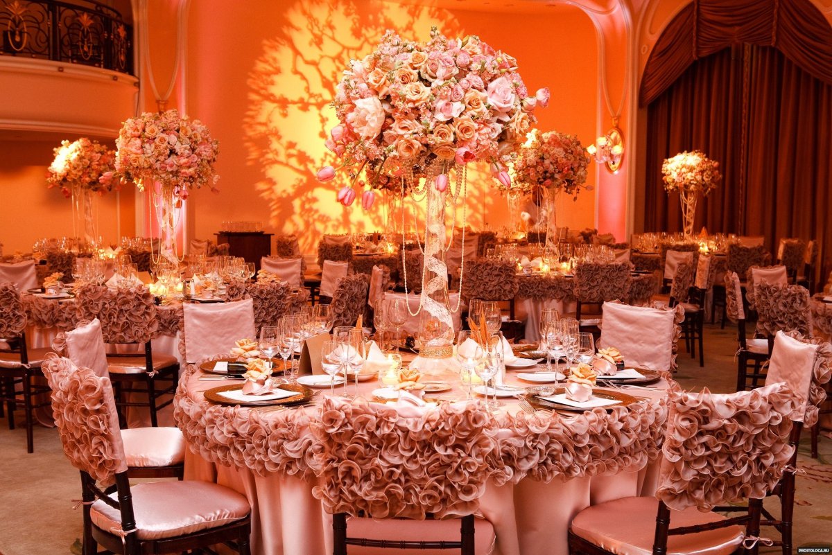 Свадебный интерьер зала