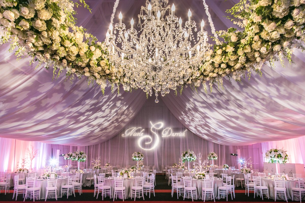 Декорация свадебного зала