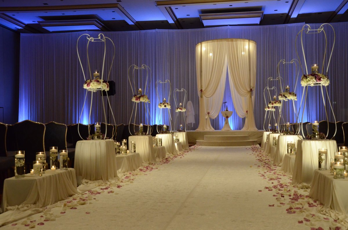 Красивый интерьер для свадьбы