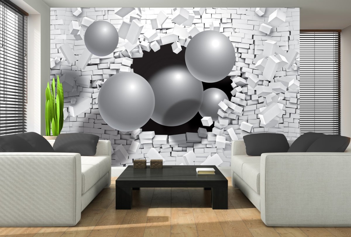 Фотообои на стену с шарами