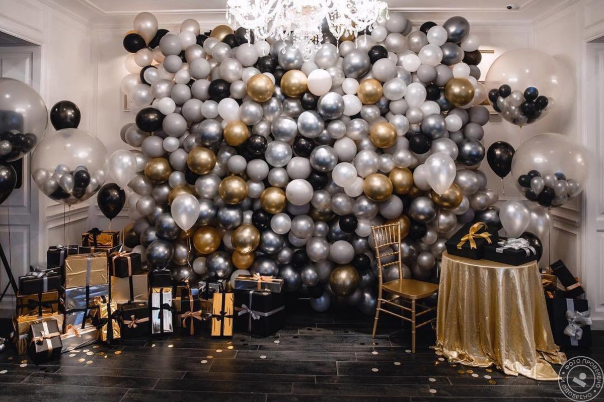 Украшение шарами