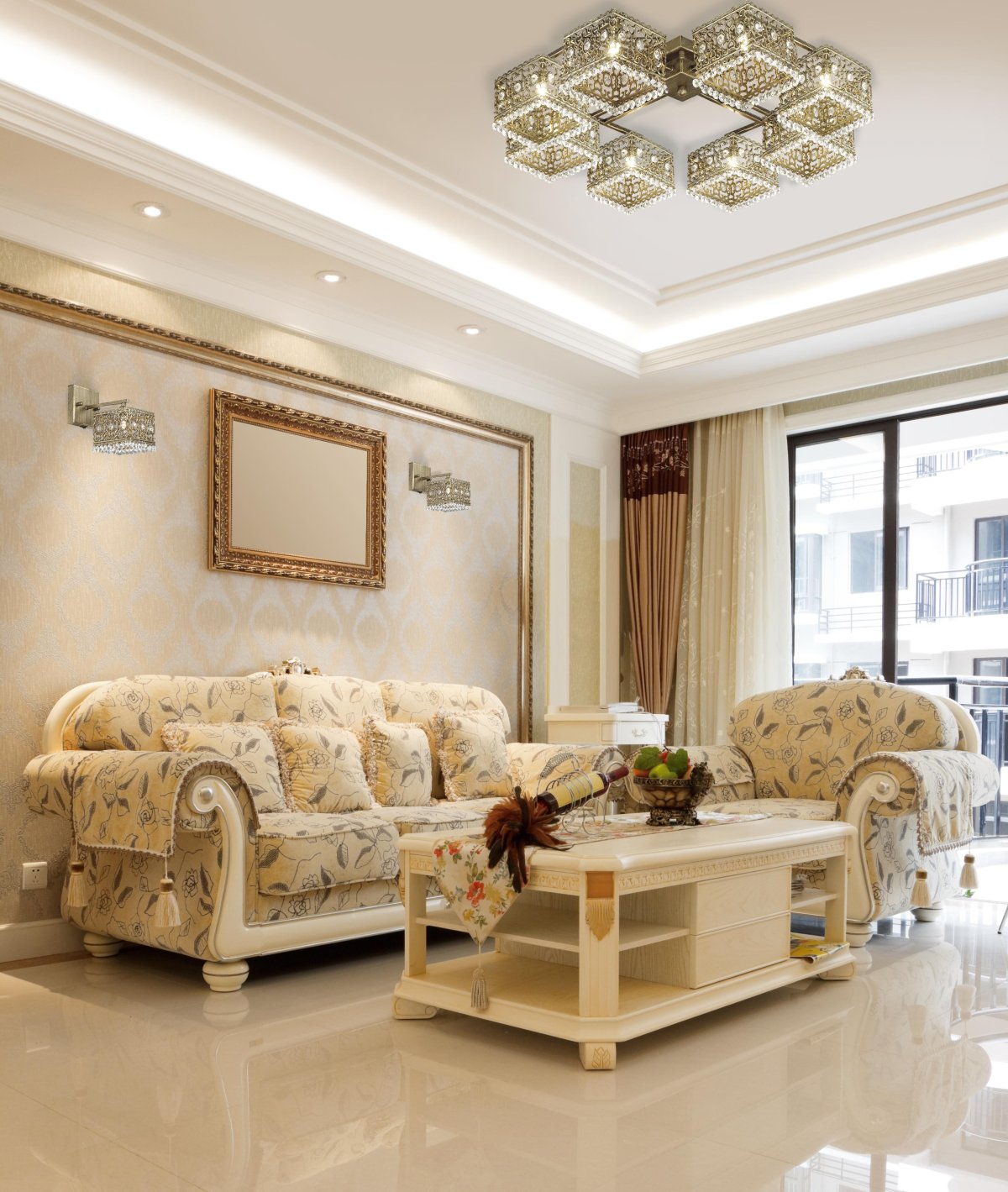 Люстра потолочная Odeon Light 2835/8c Sesam 2835/8c