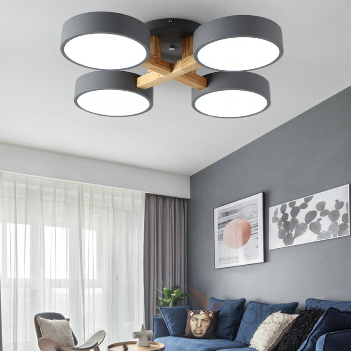 Потолочная люстра Joist 3 White от IMPERIUMLOFT