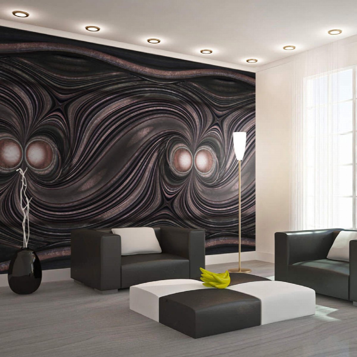 Фотообои в зале