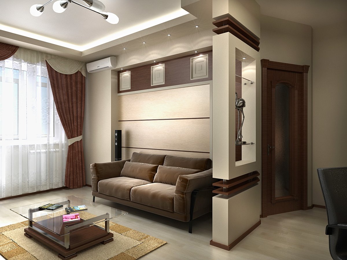 Проект гостиной комнаты