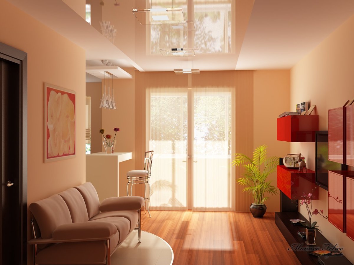 Интерьер малогабаритной гостиной