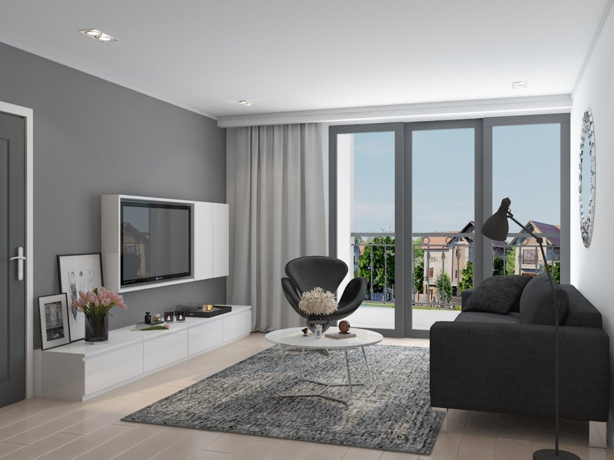 Интерьер маленькой гостиной