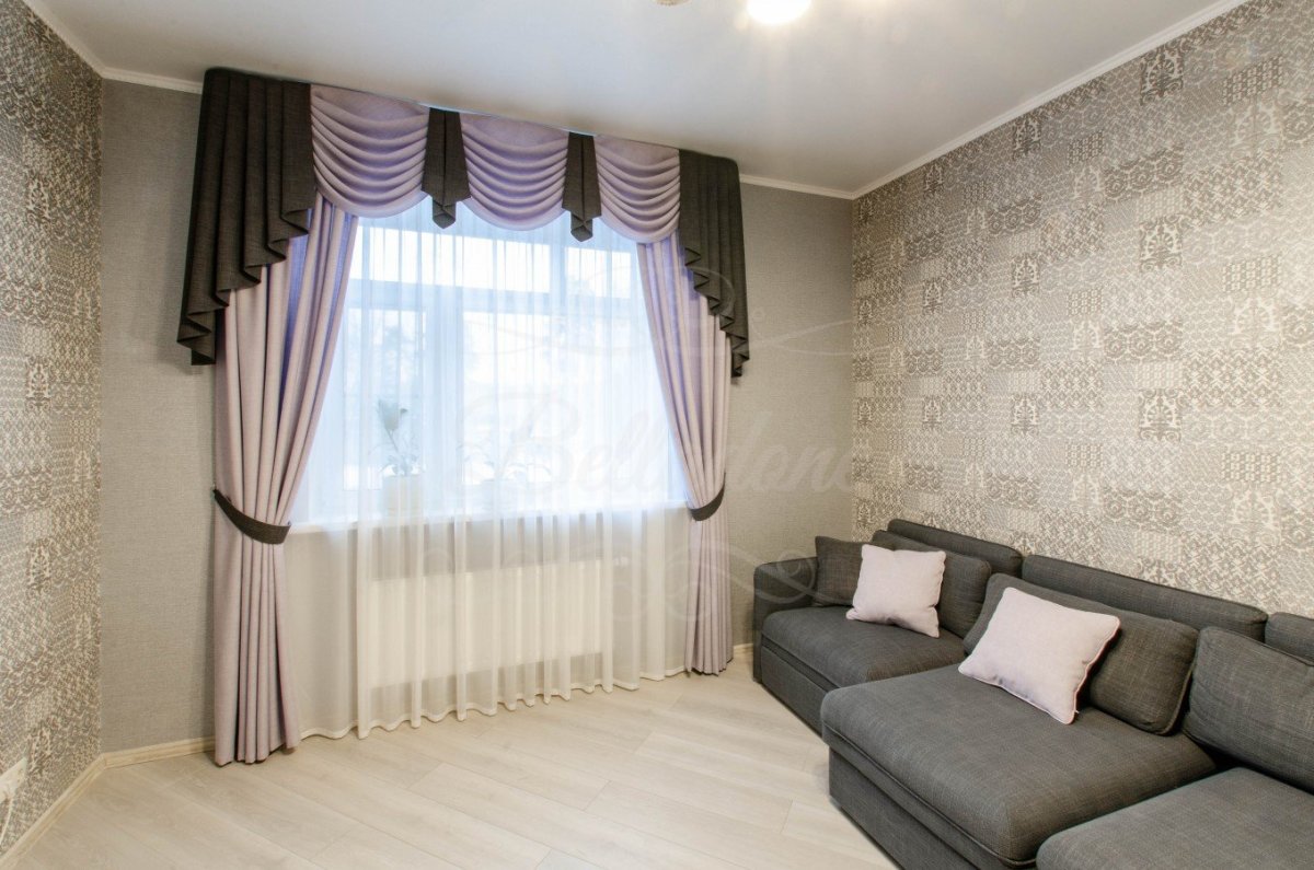 Шторы с ламбрекеном в гостиную