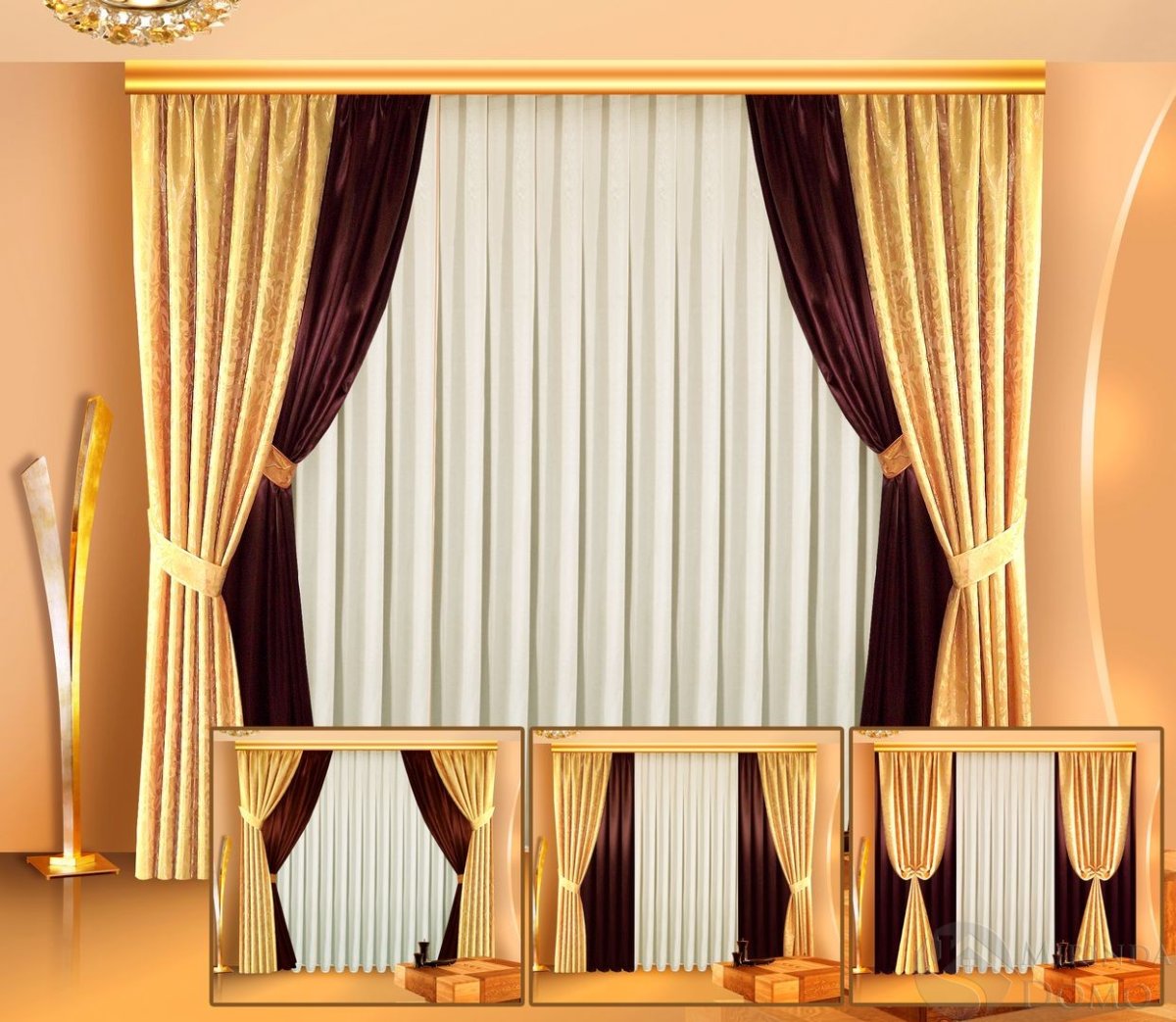 Шторы в гостиную