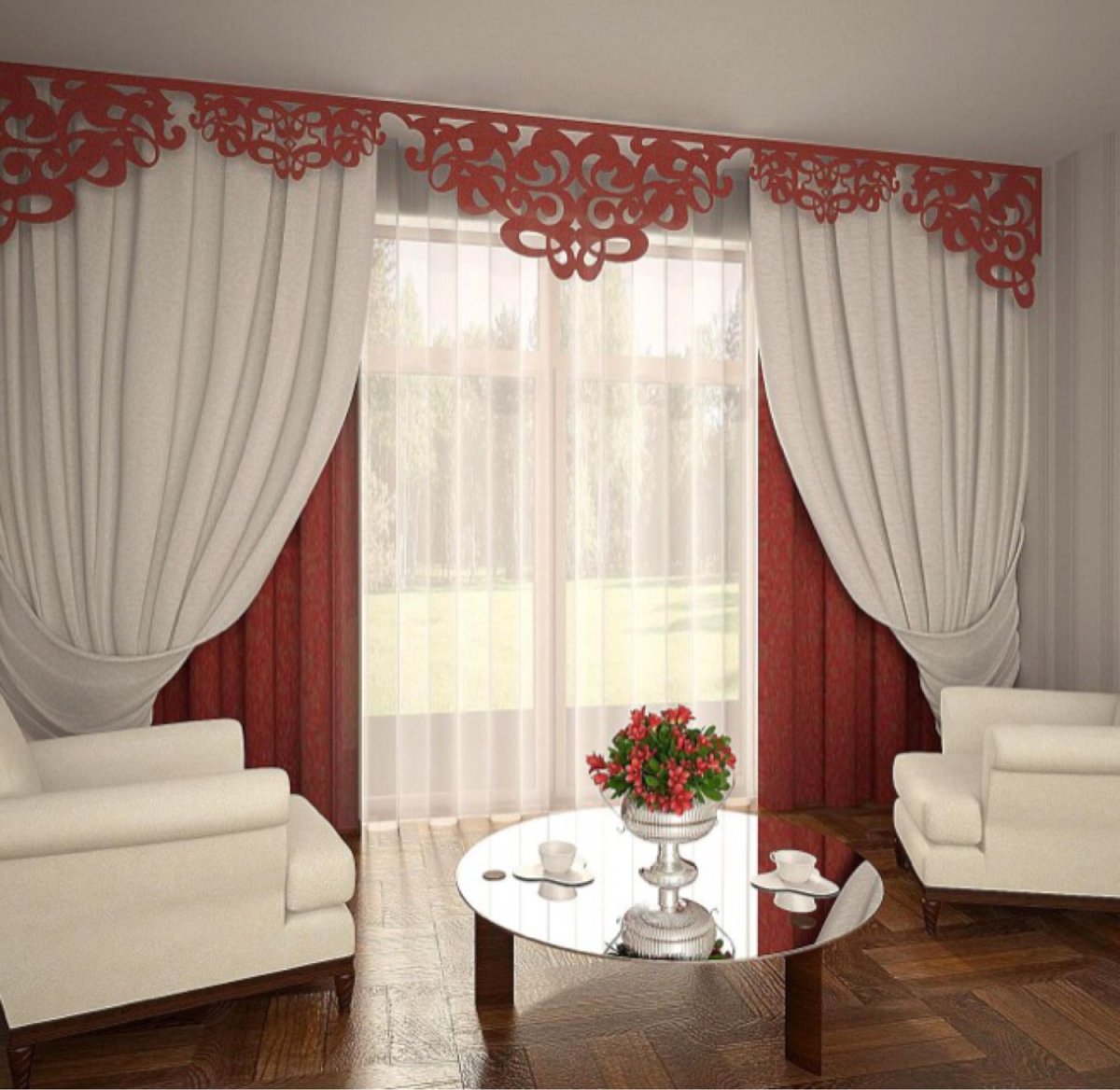 Шторы для зала
