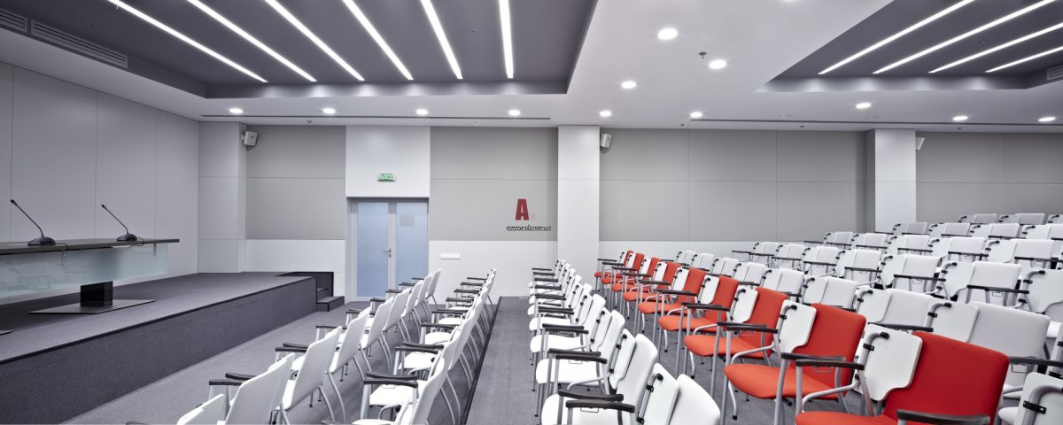 Ecophon потолок конференц зал