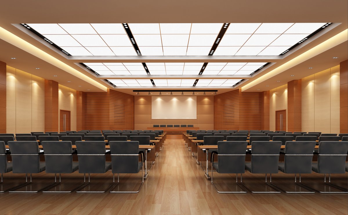 Потолки актовый зал