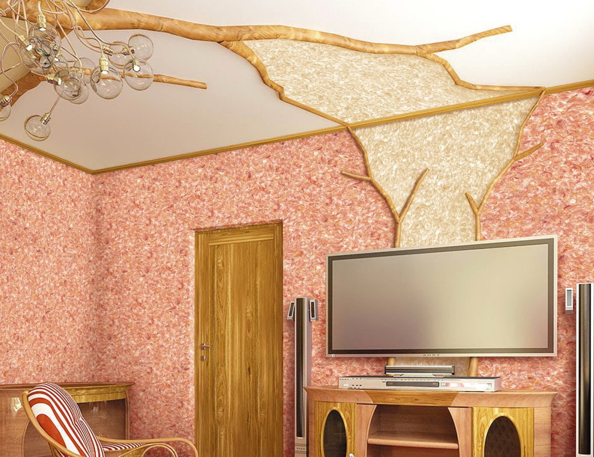 Жидкие обои