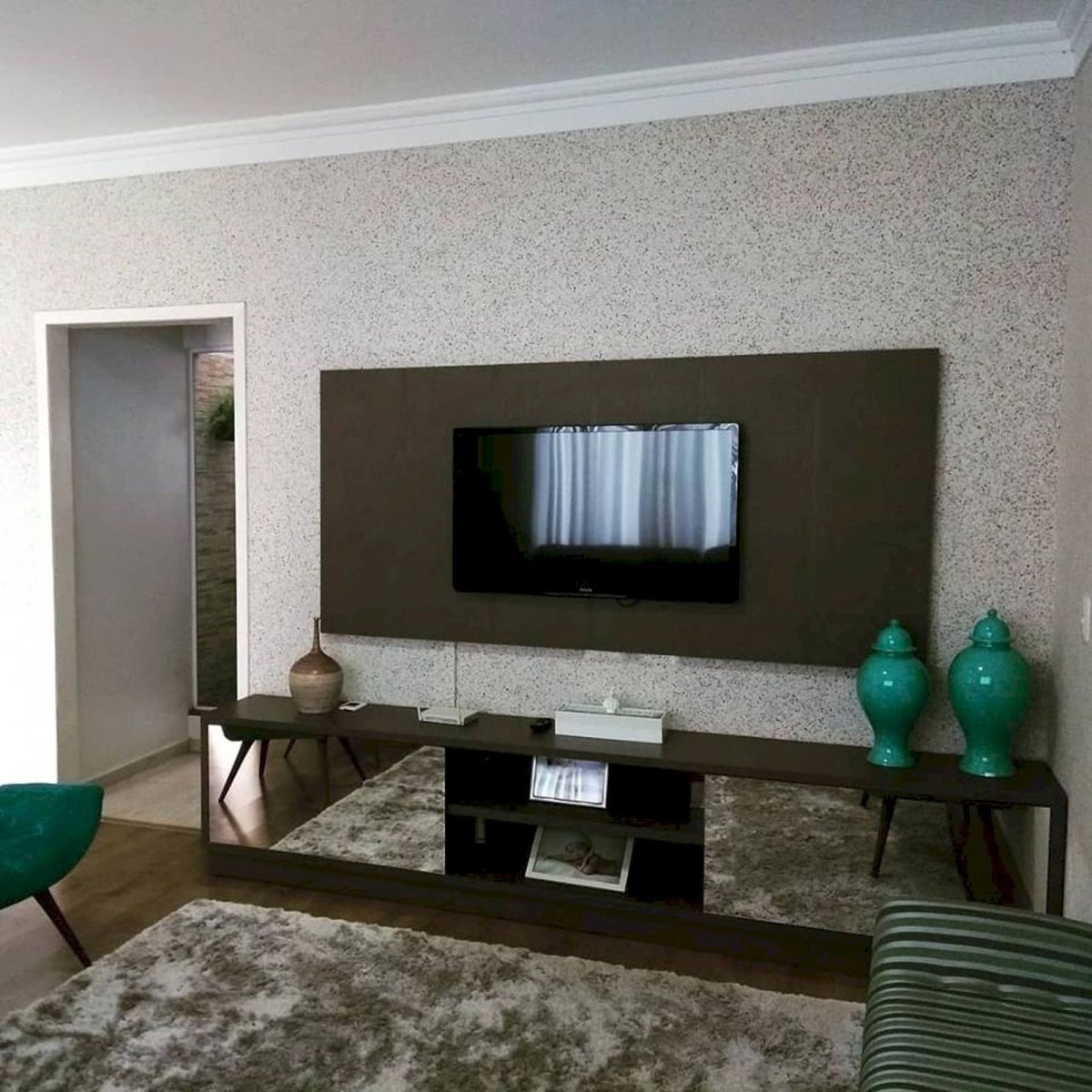 Жидкие обои в интерьере