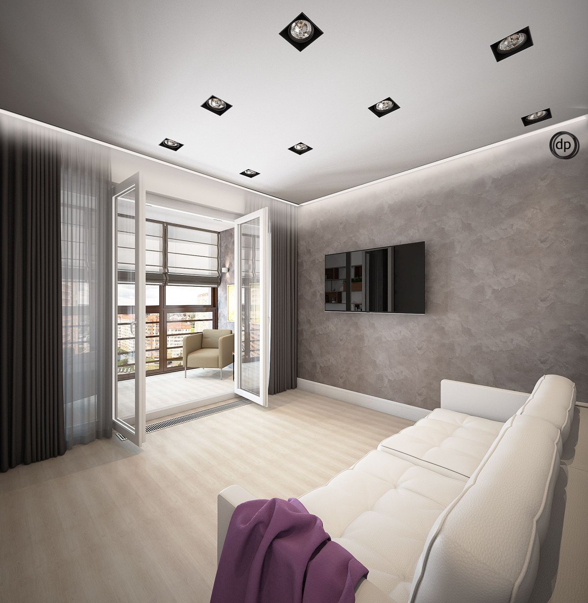 Интерьер гостиной в стиле Модерн