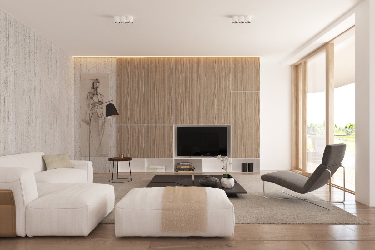 Гостиннаяву стиле Минимализм