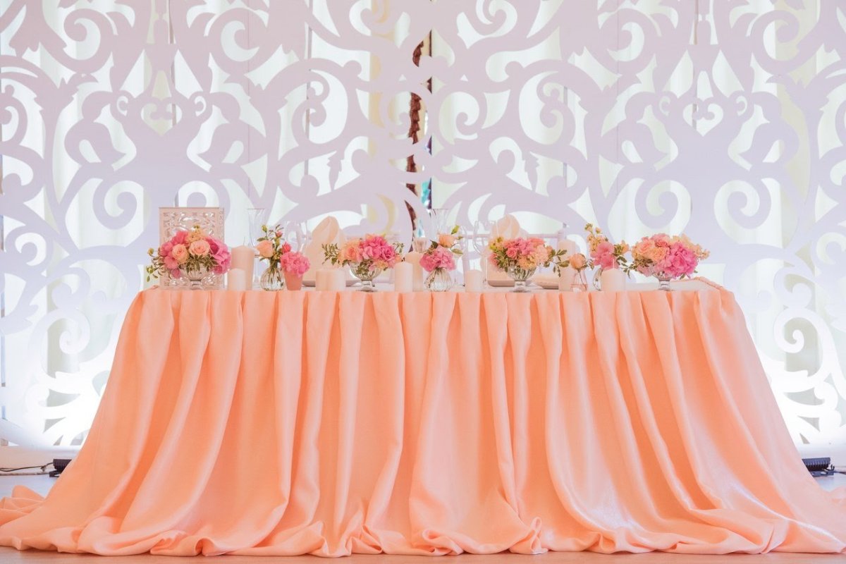 Свадьба в персиковом цвете