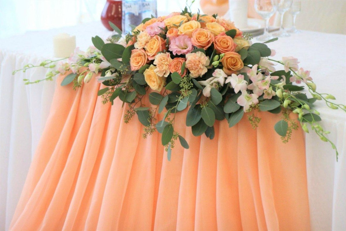 Персиковая свадьба