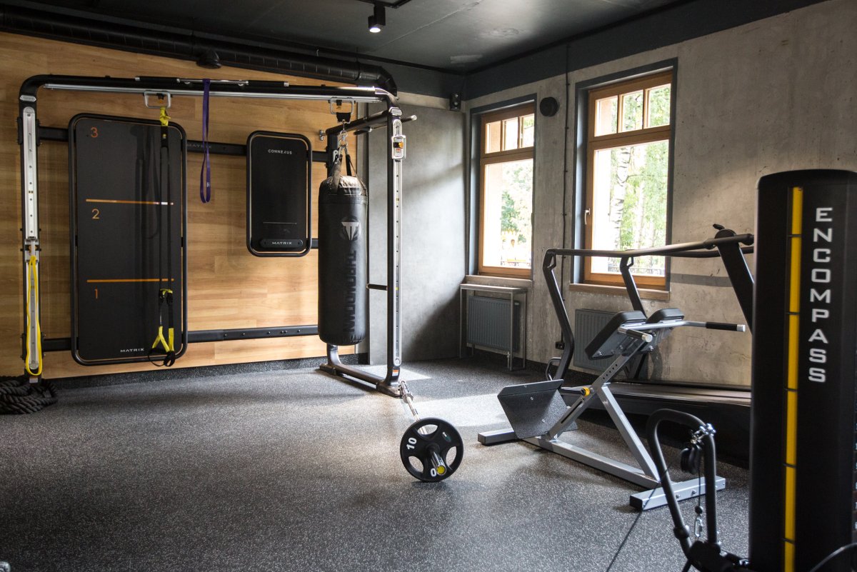 Спортзал в стиле лофт