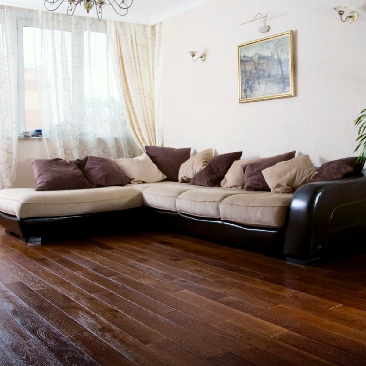 Массивная доска Parketoff дуб Мускат