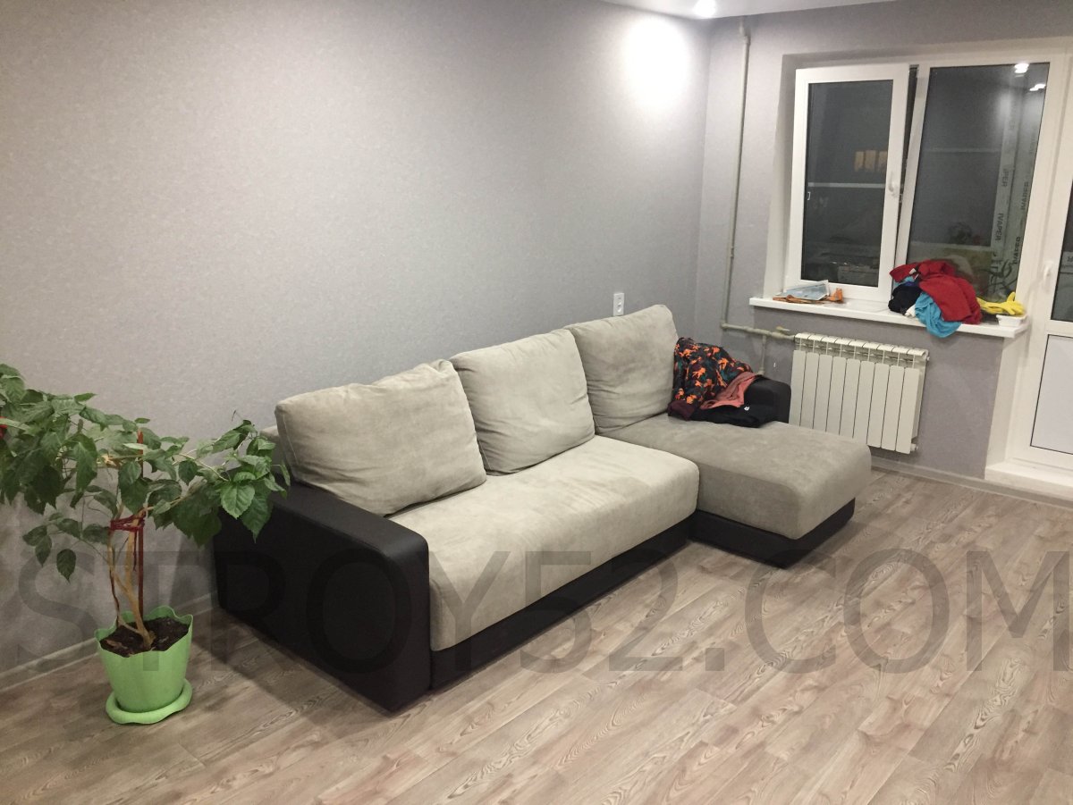 Светлый линолеум в комнате 12 кв.м интерьер