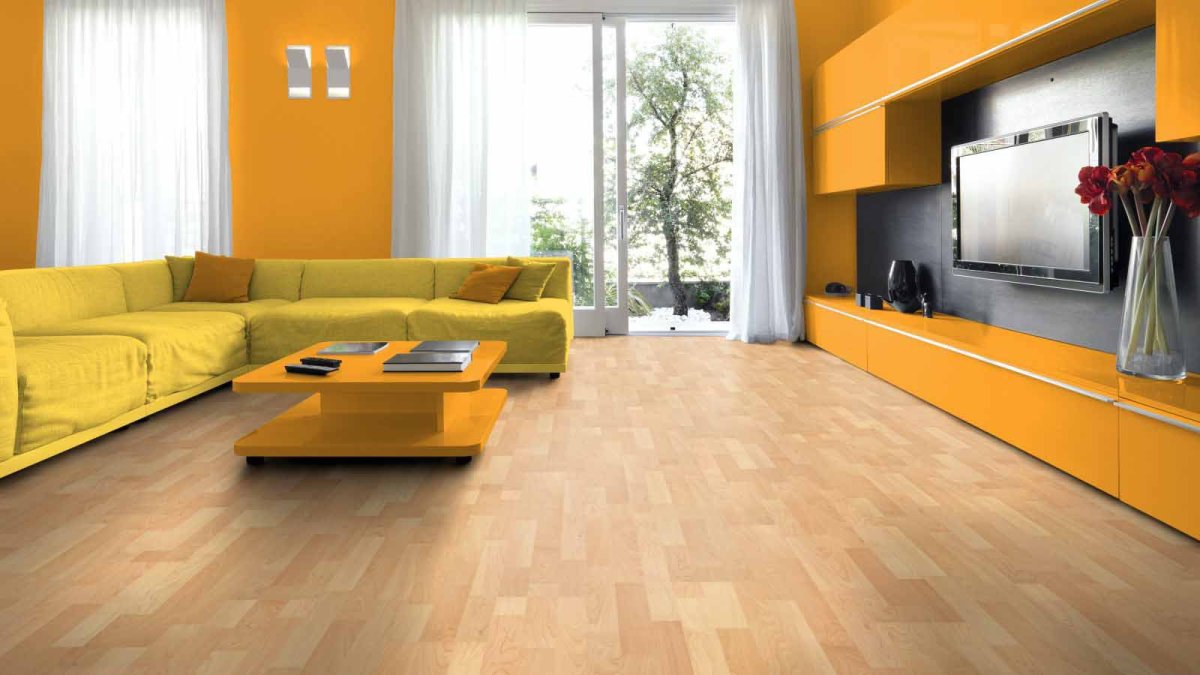 Паркет в интерьере гостиной