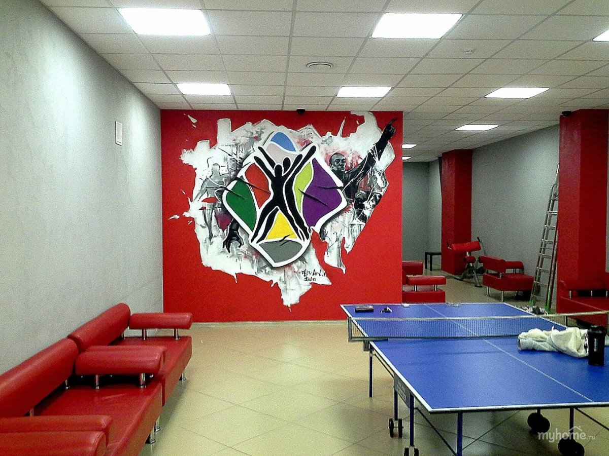 Оформление спортивного клуба