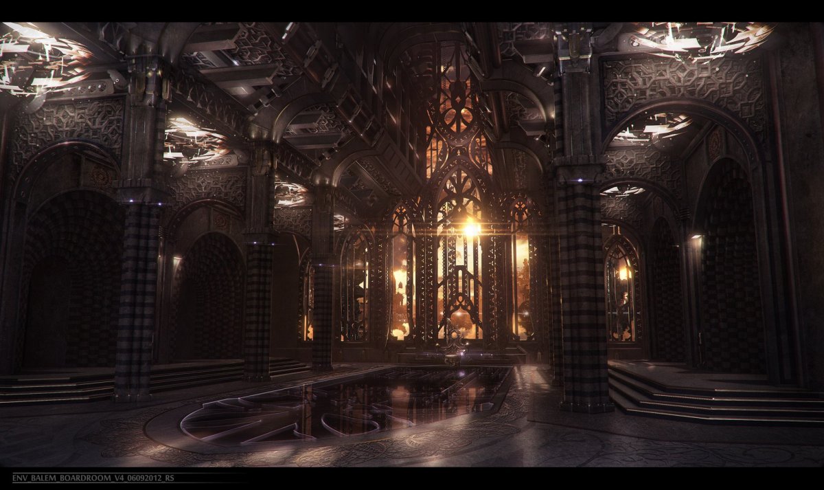 Аниме дворец Тронный зал