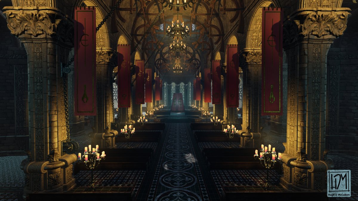 Древний Китай дворец Тронный зал арт