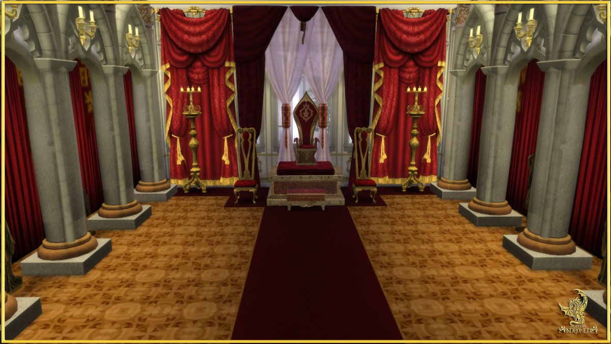 Тронный зал SIMS 4