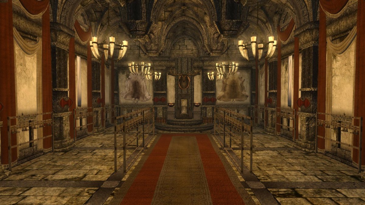 Королевский Тронный зал средневековый