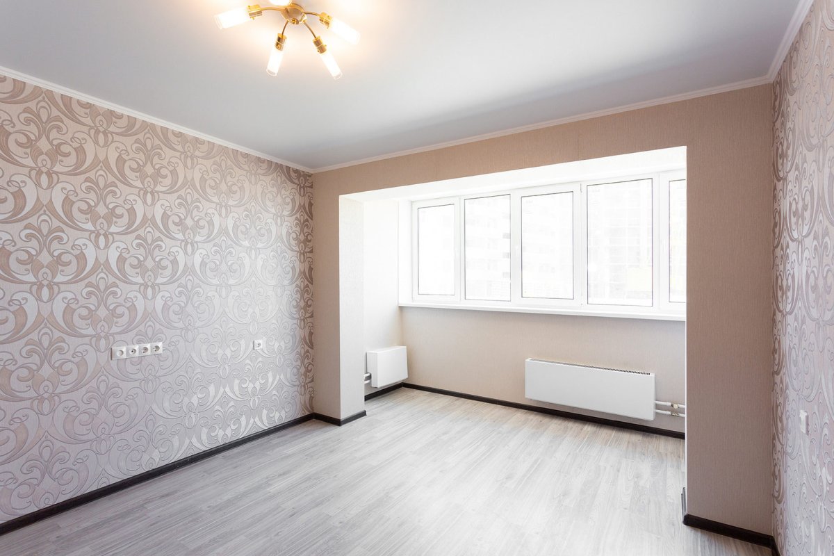 Гостиная в коричневых тонах