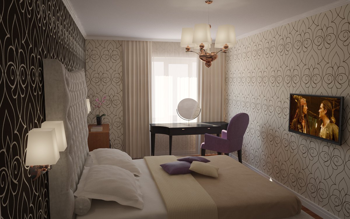 Обои в хрущевку в комнату